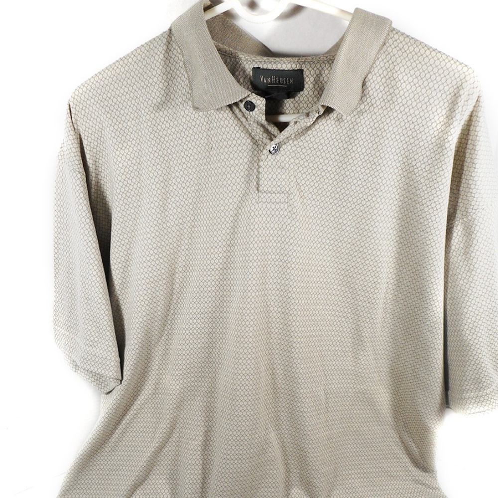 Van Heusen Polo Size Xl Shirt Short Sleeve Mens.